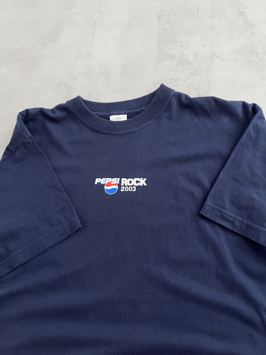 NAVY PEPSI ROCK FESTIVAL TEE - 2003 - L