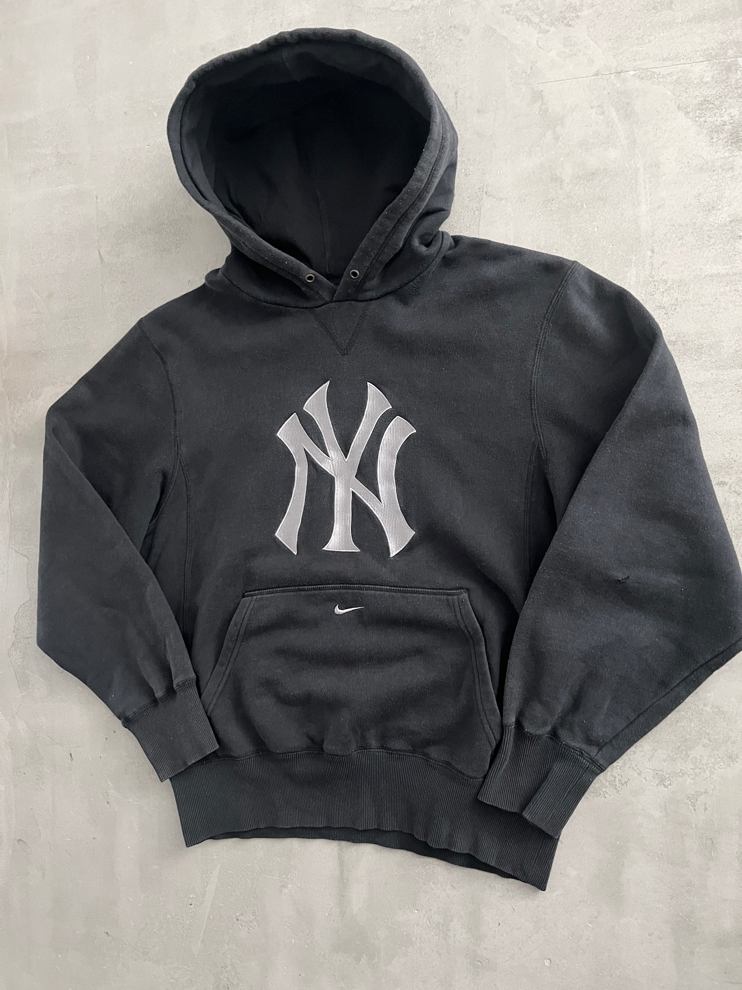 BLACK YANKEES NIKE HOODIE - 2000S - M/S