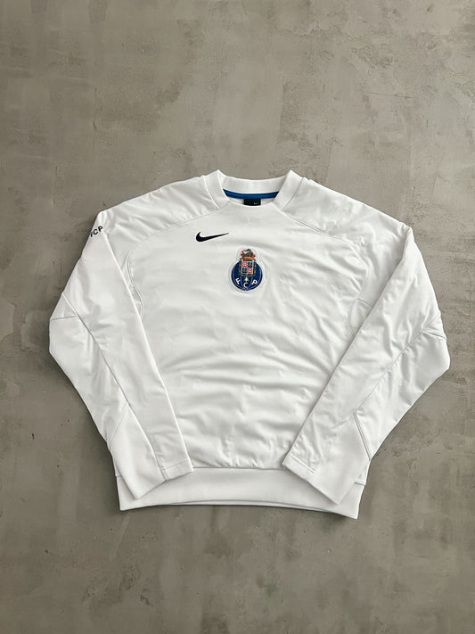 WHITE FC PORTO NIKE SWEATER - 2000S - S