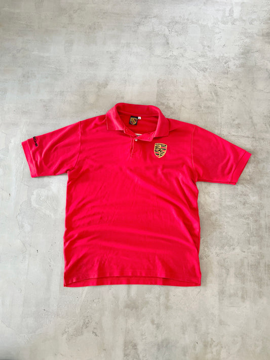 RED PORSCHE POLO - 1990S - L