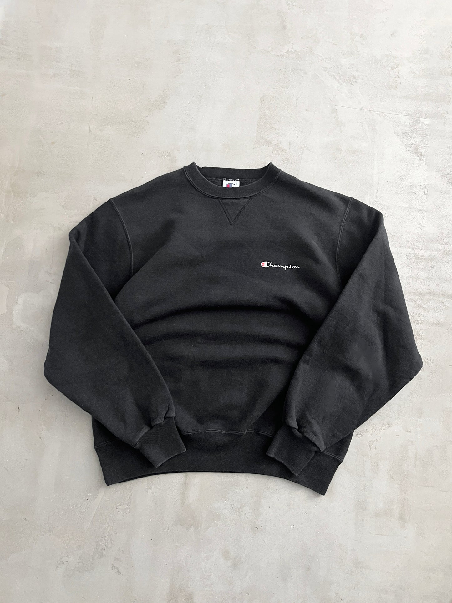BLACK CHAMPION SWEATER - 2000S - M