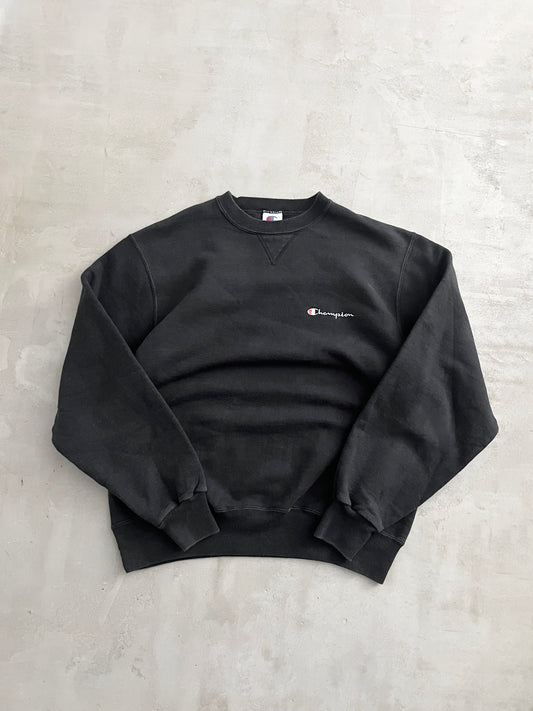 BLACK CHAMPION SWEATER - 2000S - M