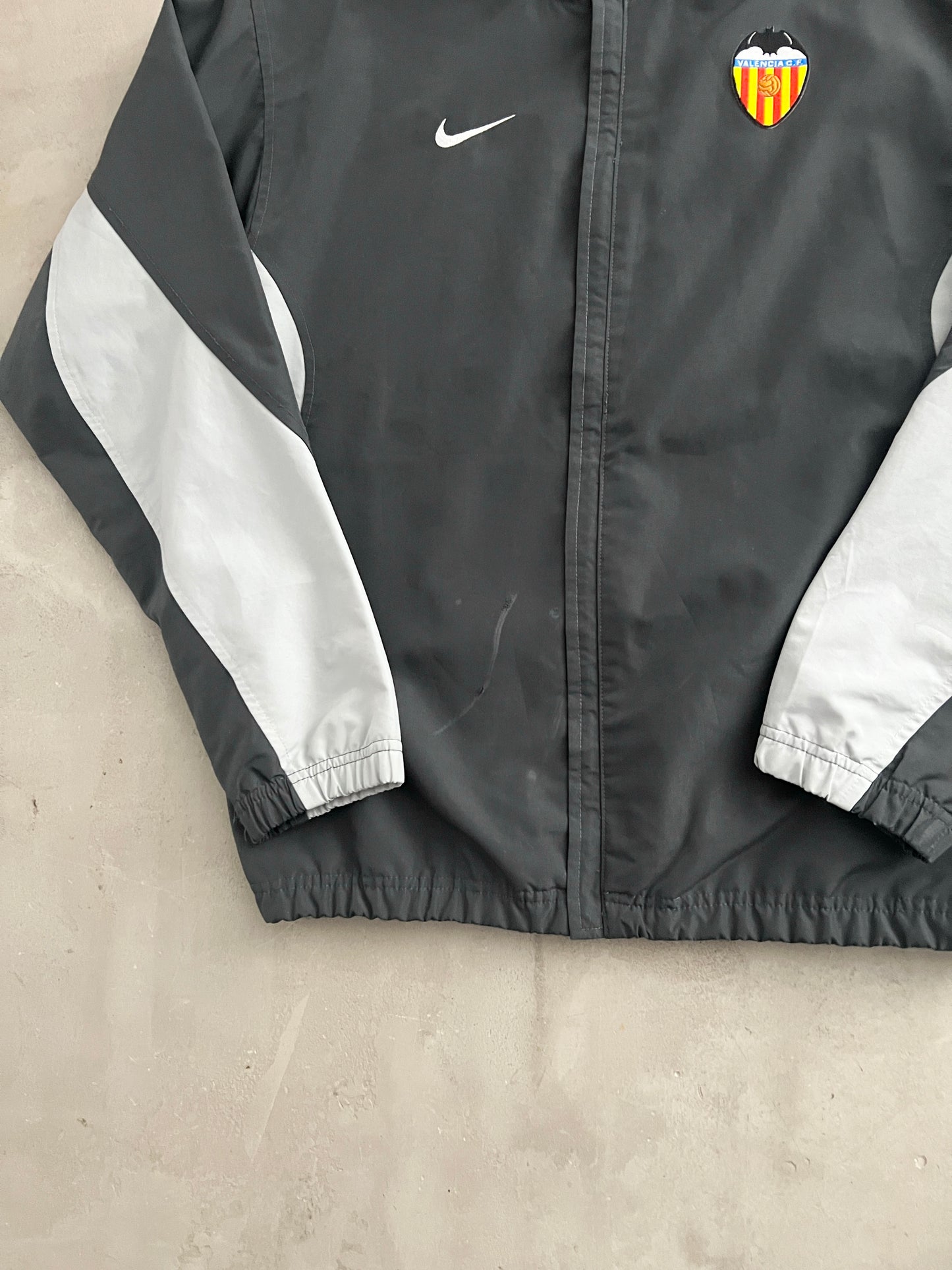 GREY VALENCIA NIKE TRACK JACKET - 2000S - S/M