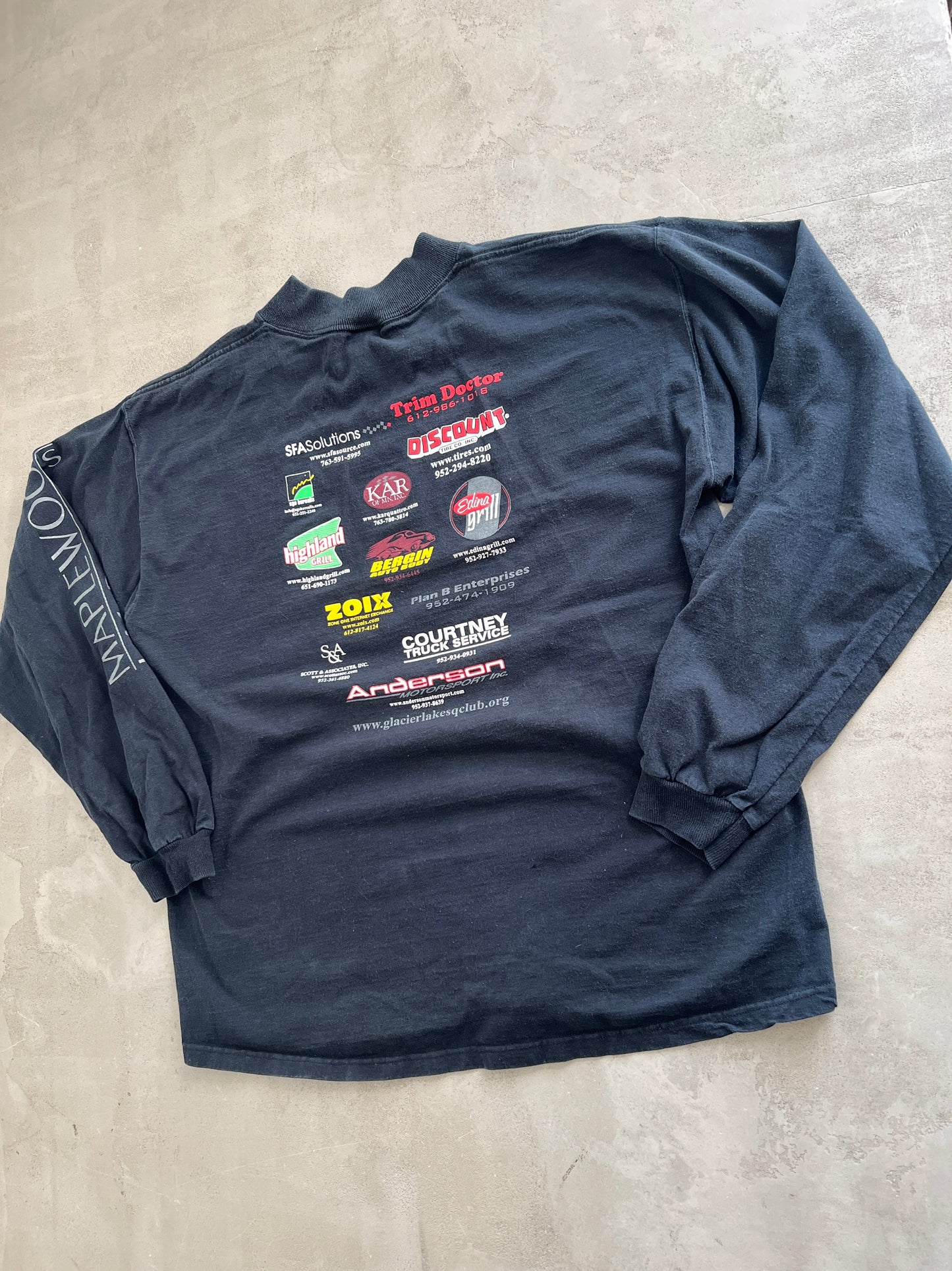 FADED BLACK AUDI PROMO LONGSLEEVE - 2000S - L