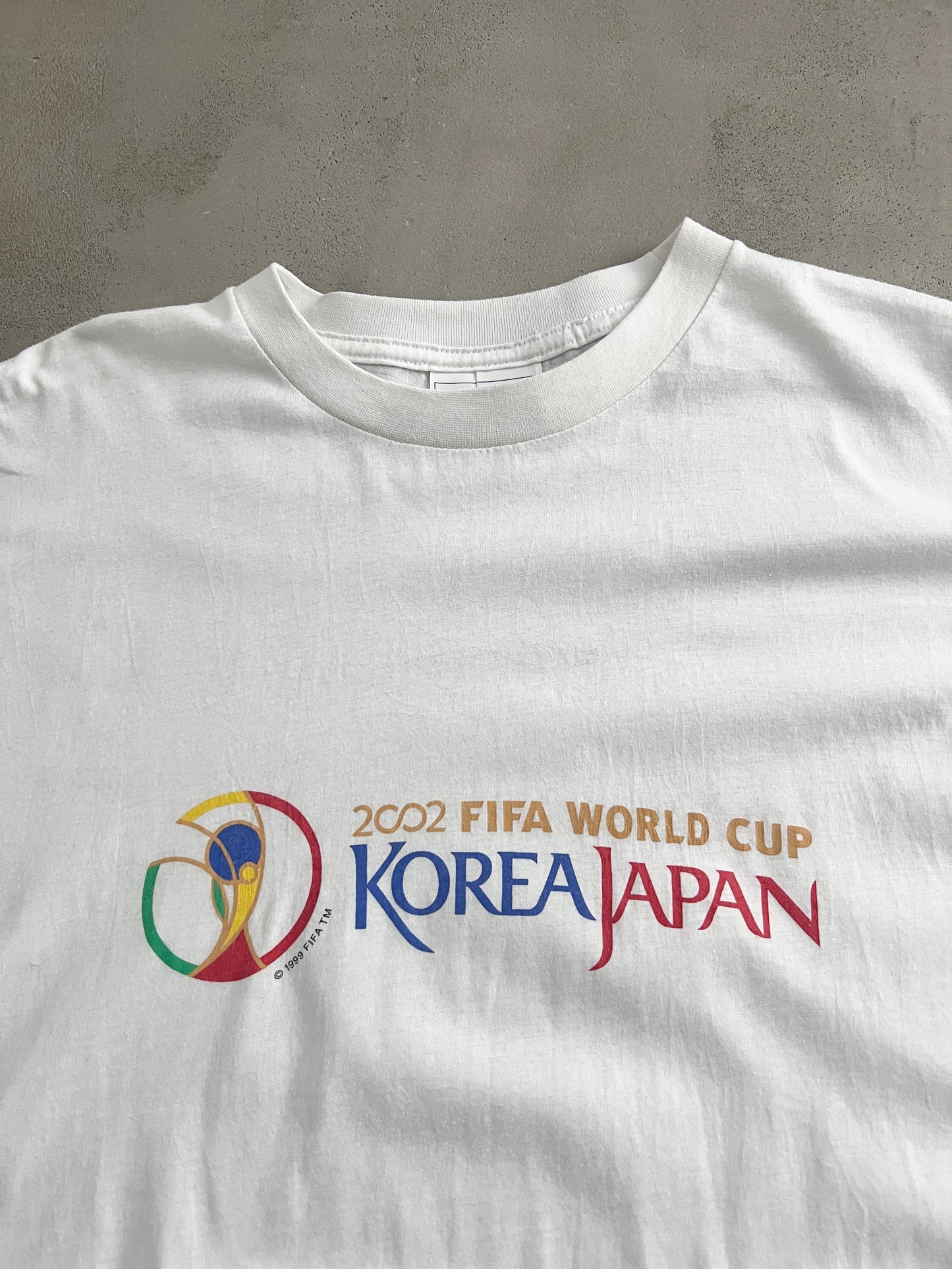WHITE KOREA WORLD CUP TEE - 2002 - L/XL