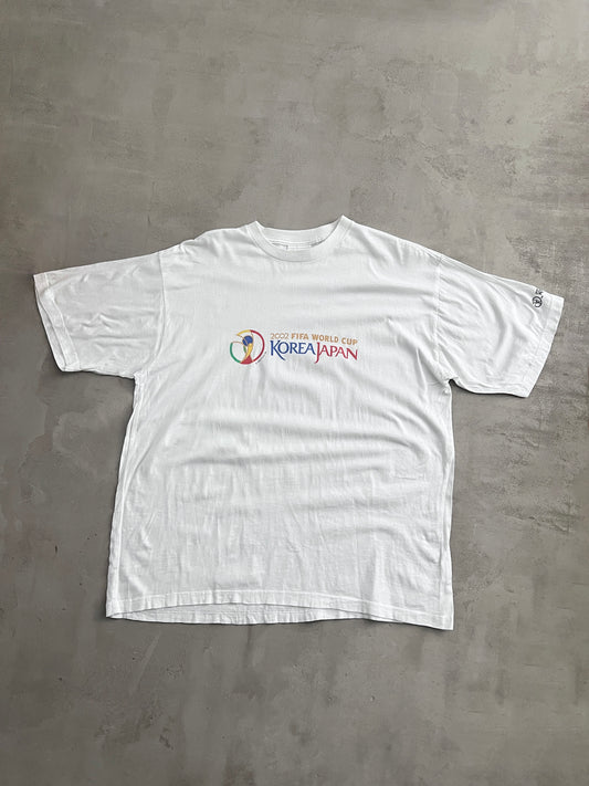 WHITE KOREA WORLD CUP TEE - 2002 - L/XL