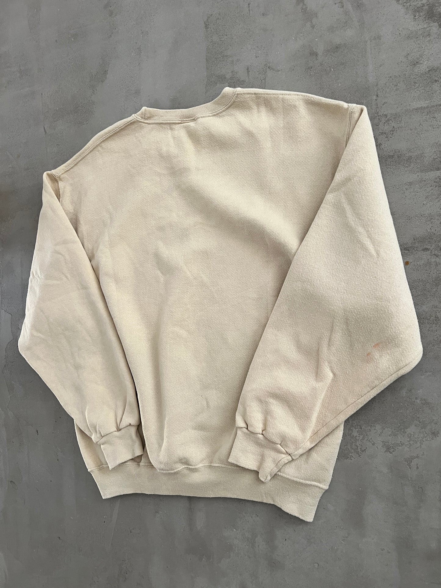 CREME RUSSELL SWEATER - 1990S - L