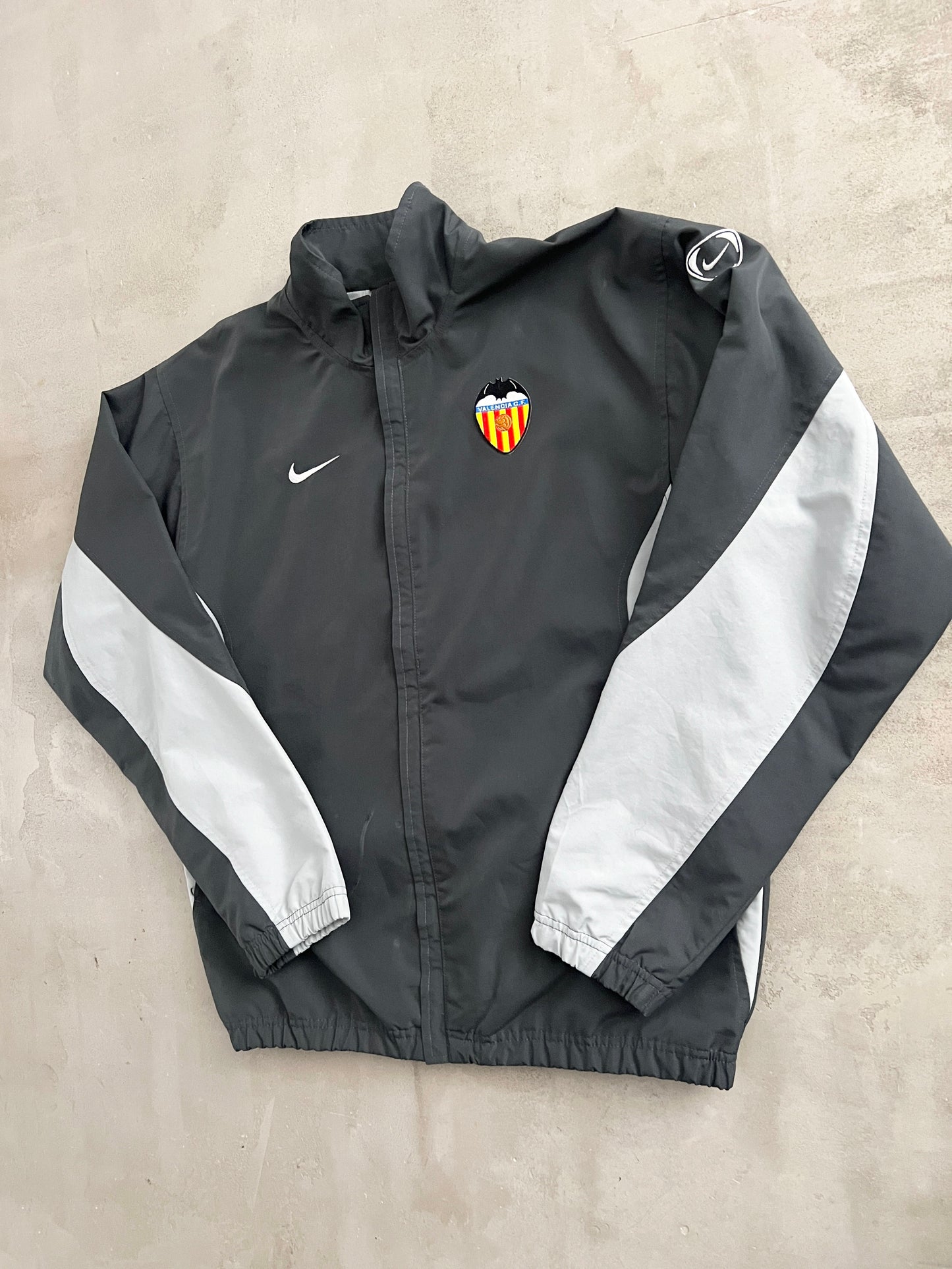 GREY VALENCIA NIKE TRACK JACKET - 2000S - S/M