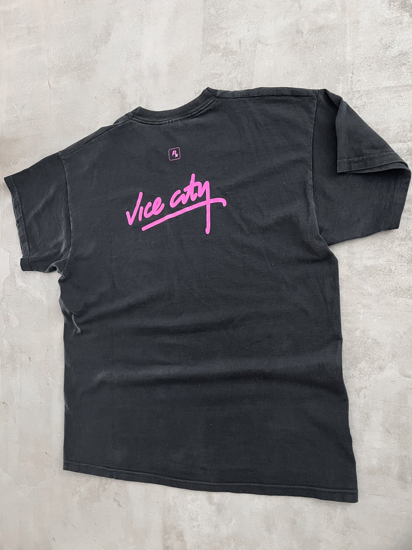BLACK GTA VICE CITY TEE - 2002 - XL/L