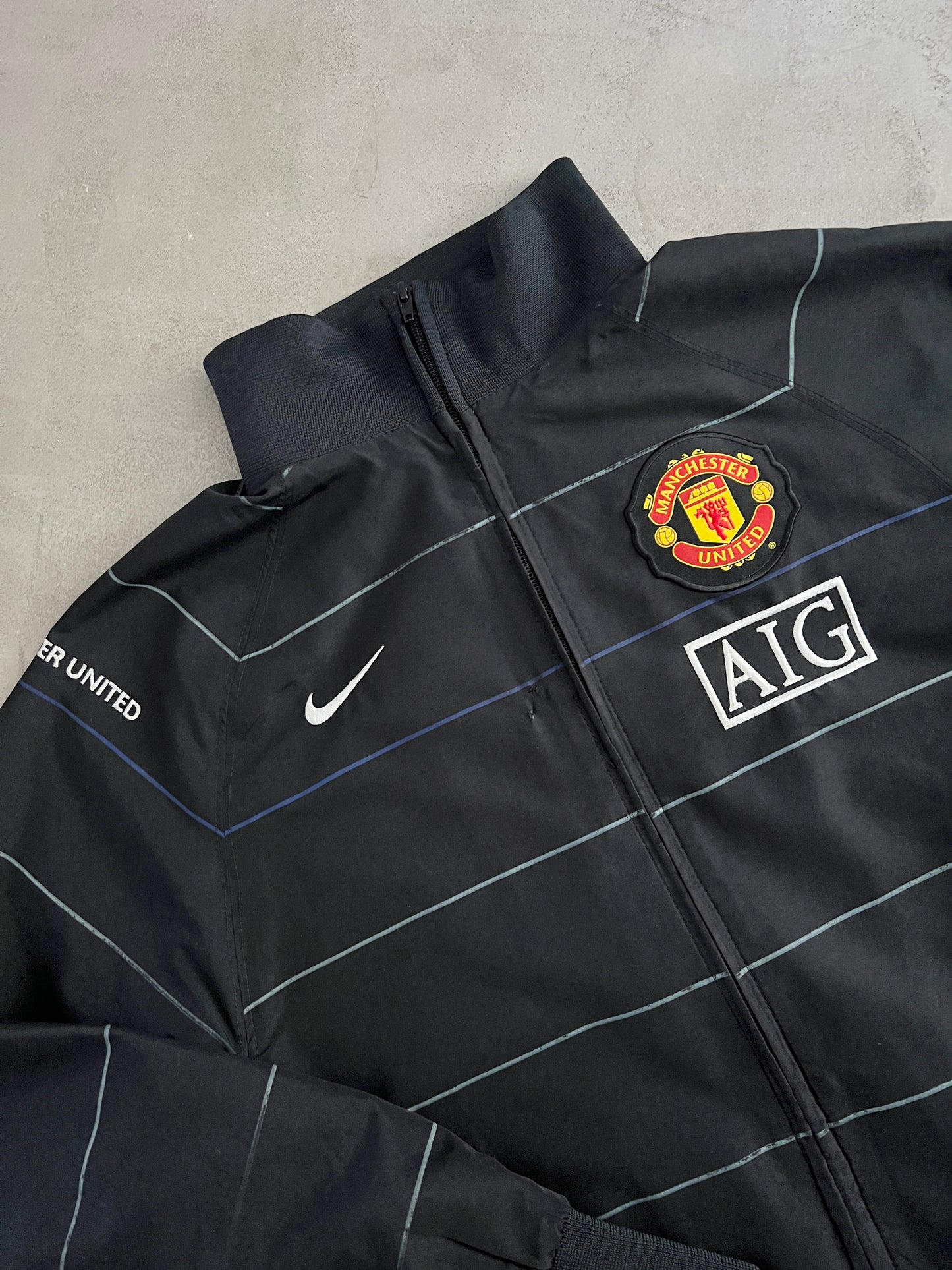 BLACK MANCHESTER UNITED JACKET - 2000S - M