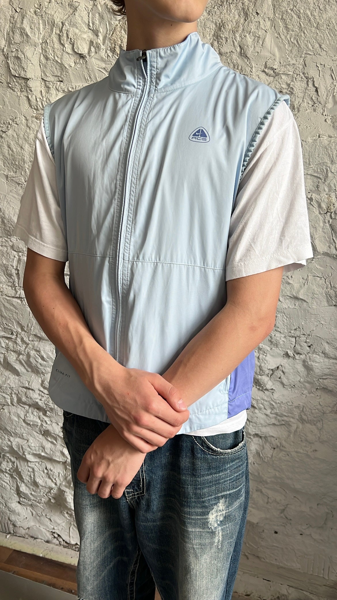 PURPLE NIKE ACG VEST - 2000S - WOMENS M/L