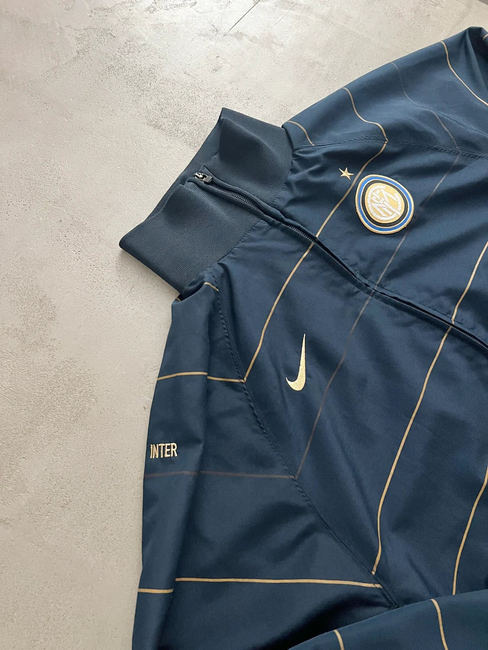 NAVY INTER MILAN TRACKSUIT - 2000S - L