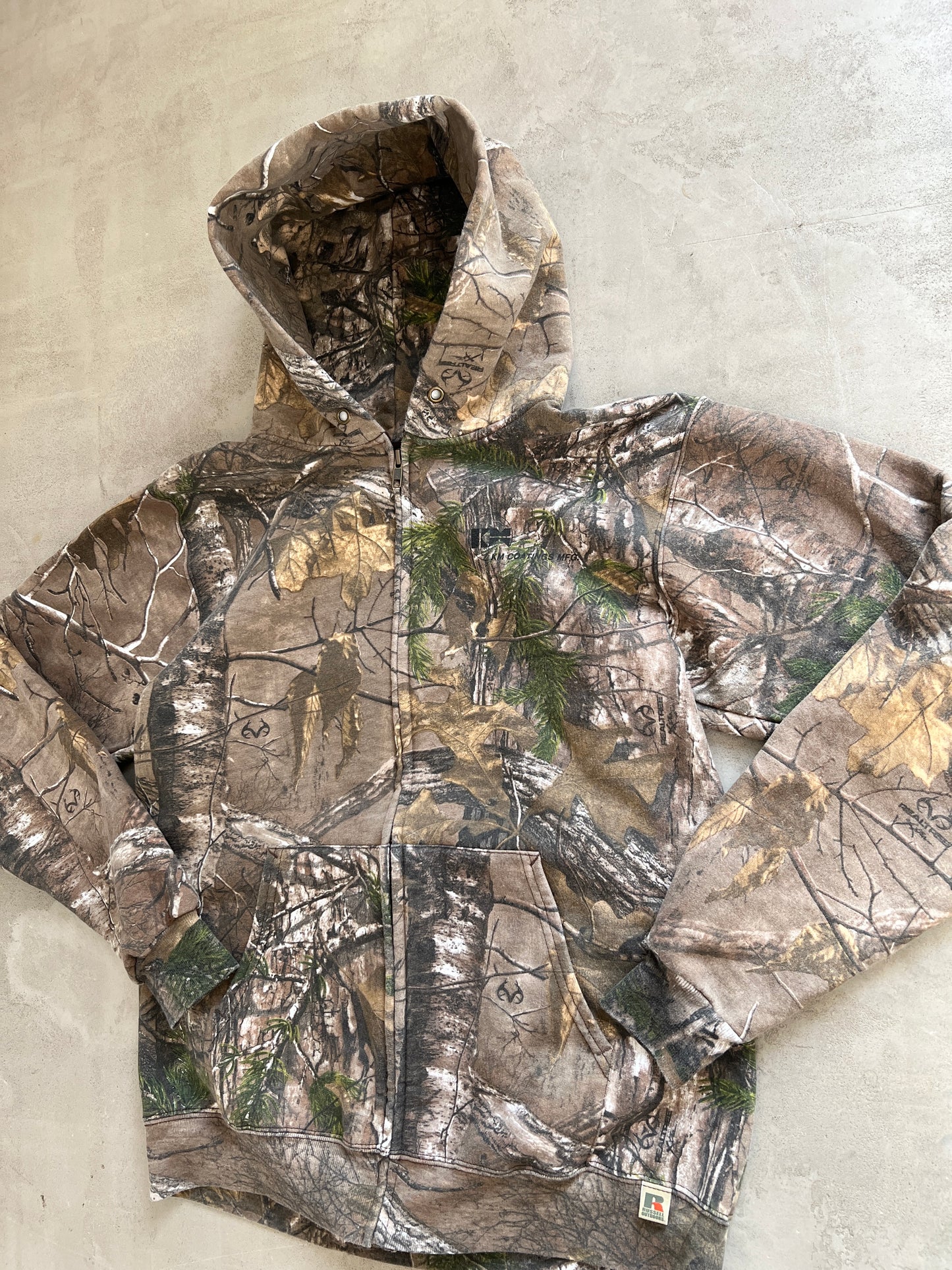 REALTREE RUSELL ZIP UP HOODIE - 2000S - M