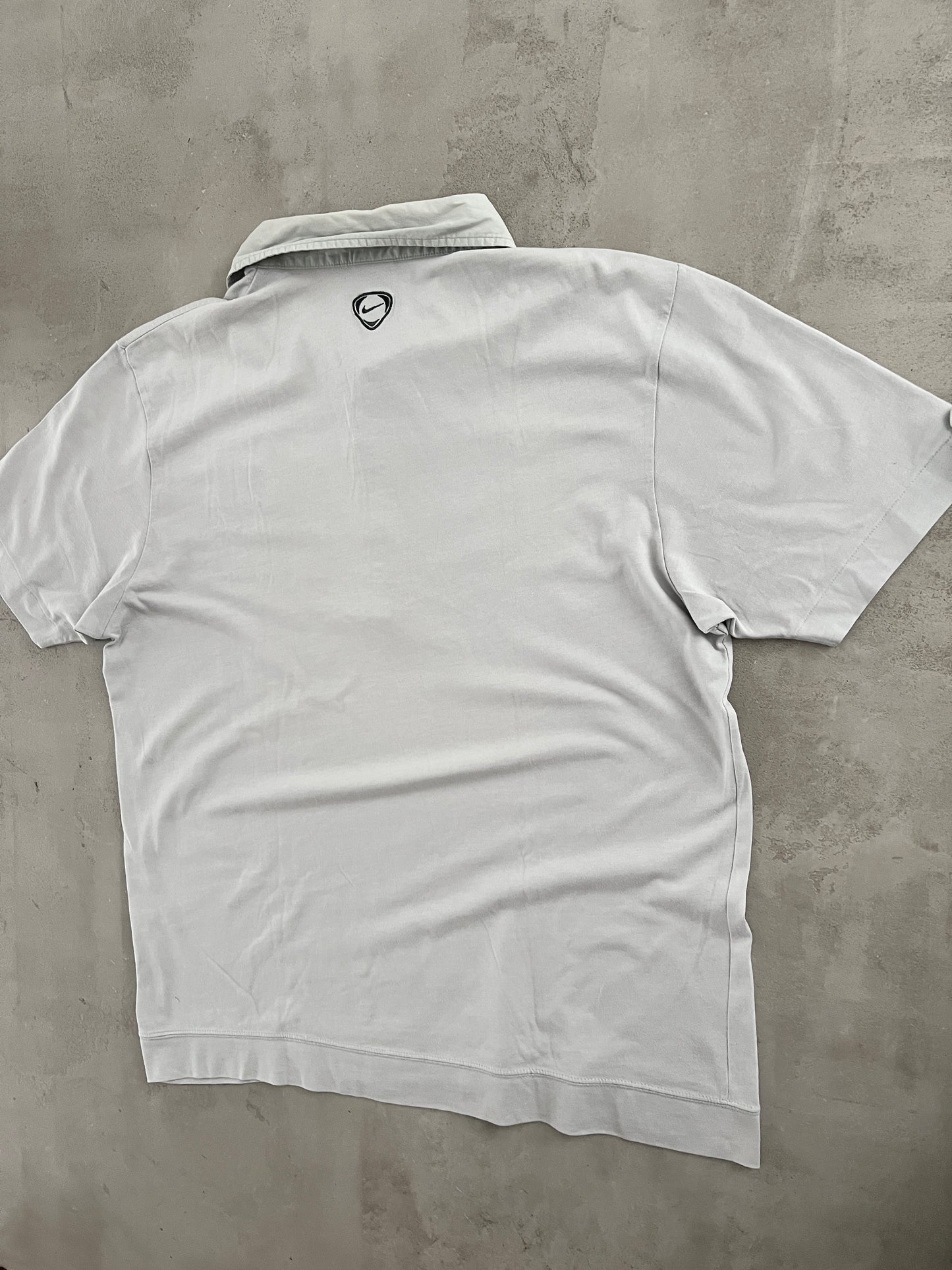 GREY FC BARCELONA NIKE POLO - 2000S - L