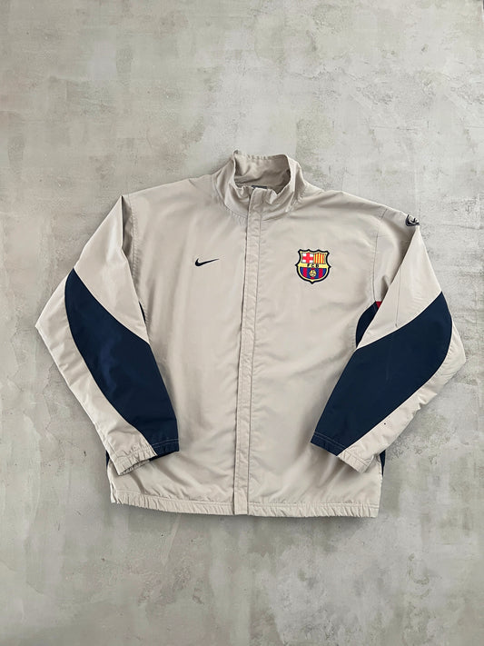 CREME BARCA NIKE JACKET - 2000S - L