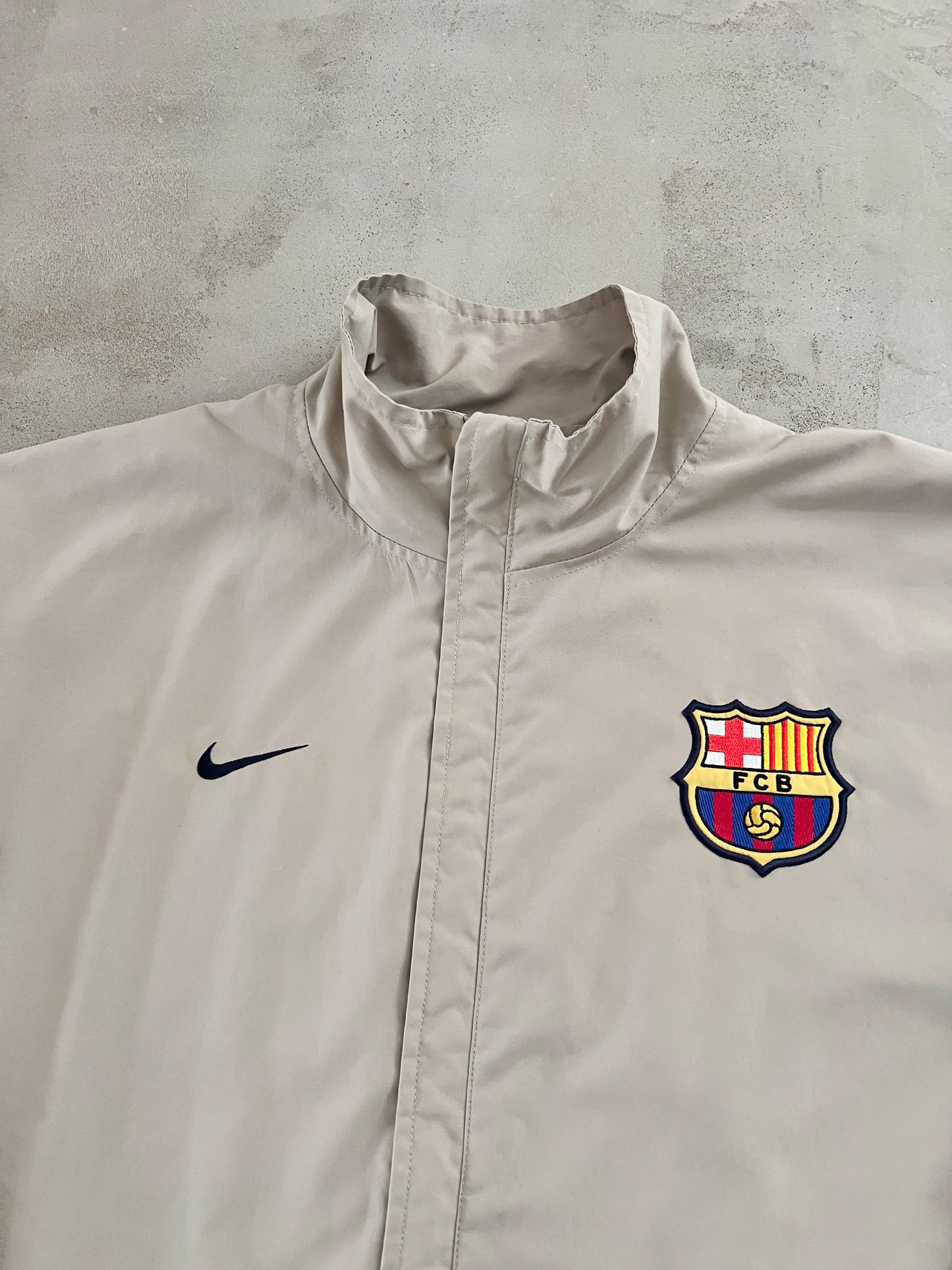 CREME BARCA NIKE JACKET - 2000S - L