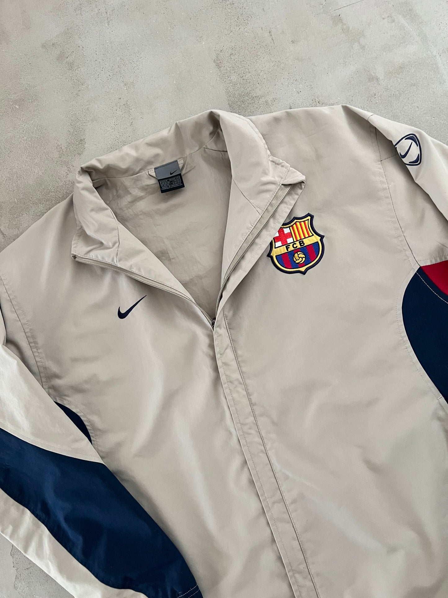 CREME BARCA NIKE JACKET - 2000S - L