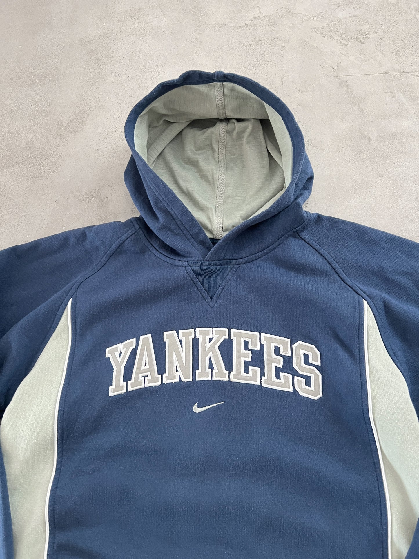 NAVY YANKEES NIKE HOODIE - 2000S - M