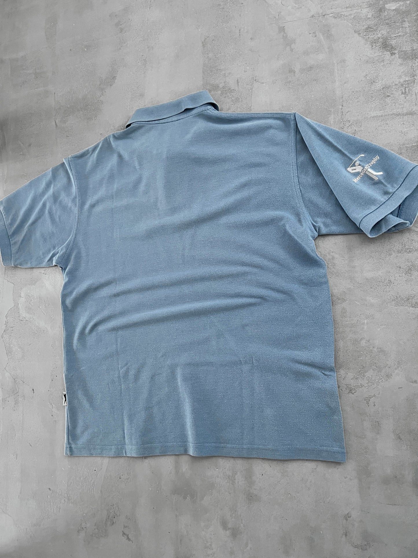 BABY BLUE BENZ GOLF POLO - 2000S - L