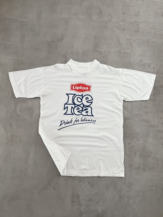 WHITE LIPTON ICE TEA TEE - 2000S - L/XL