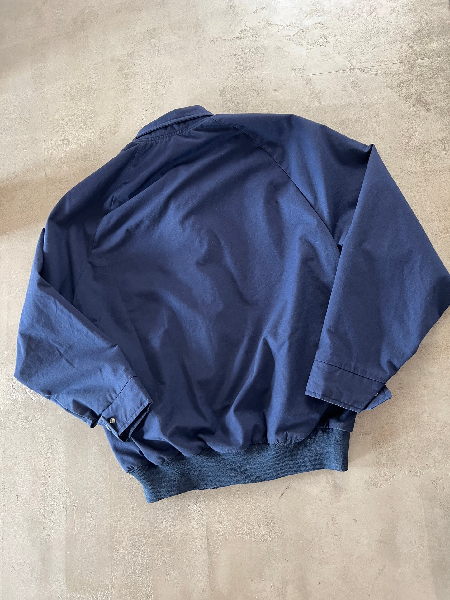NAVY MERCEDES BENZ JACKET - 1990S - S/M