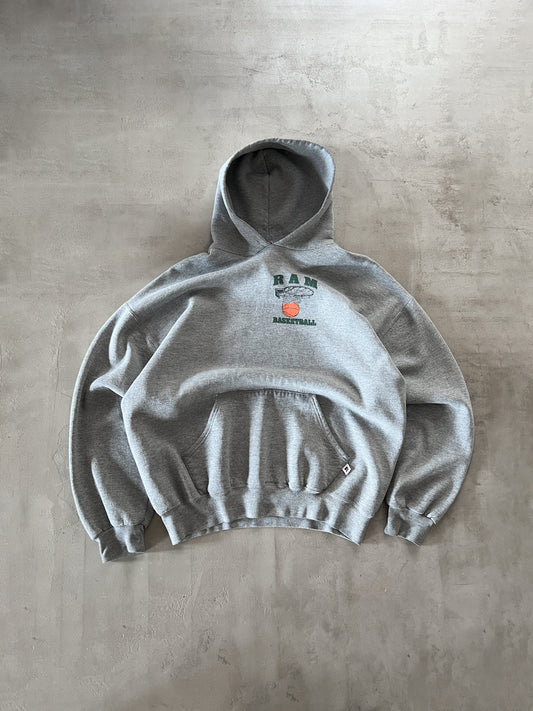 GREY RUSSELL BASKETBALL HOODIE - 1990S - L