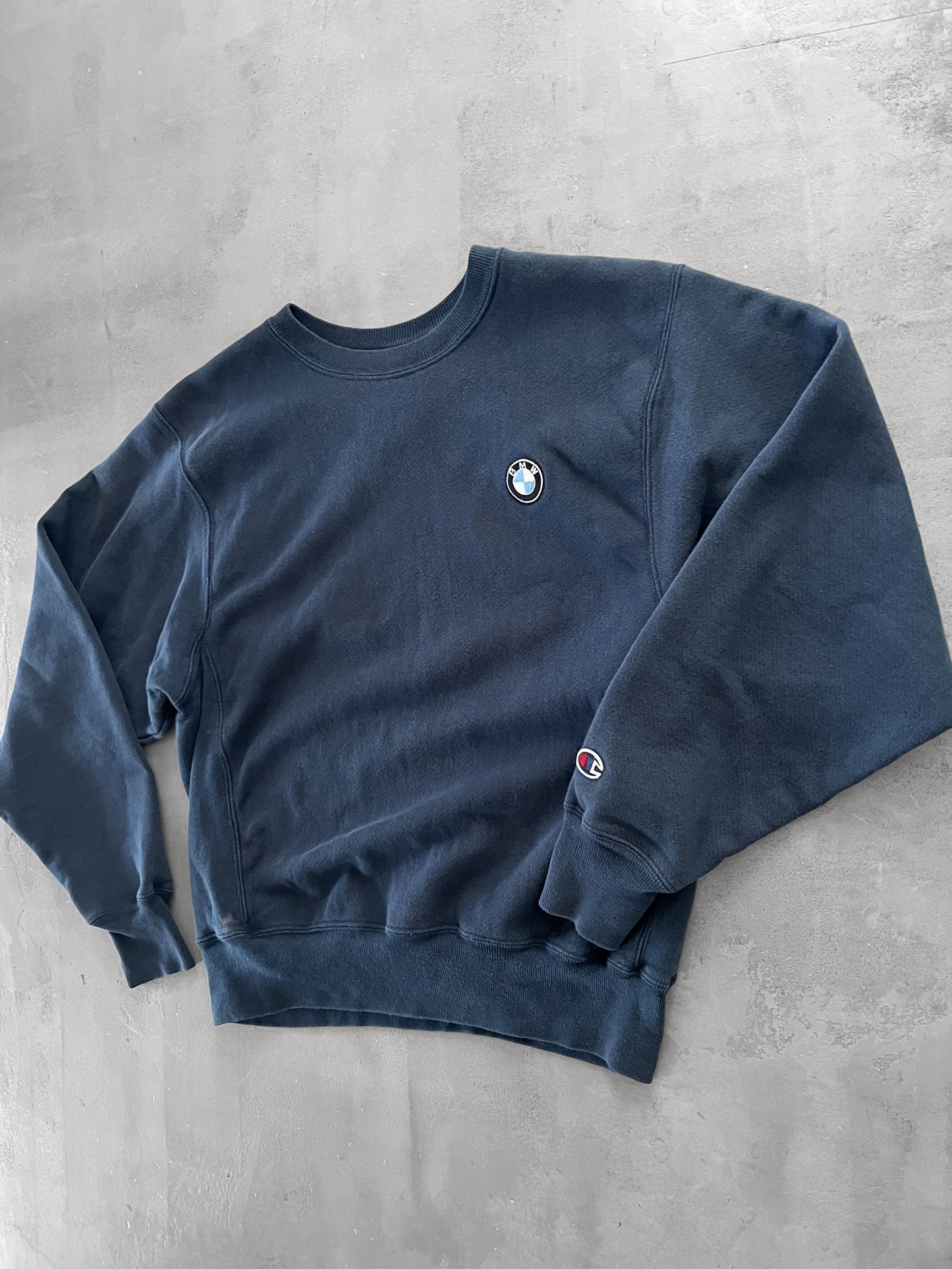 NAVY BMW SWEATER - 2000S - S