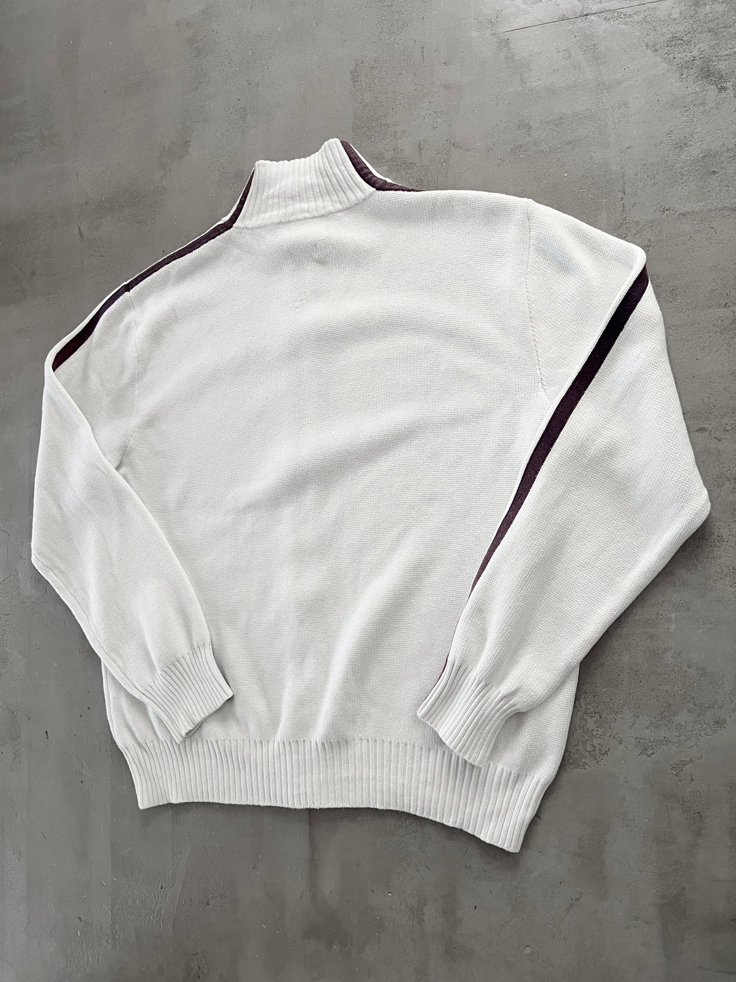 CREME RALPH LAUREN KNIT JACKET - 2000S - L
