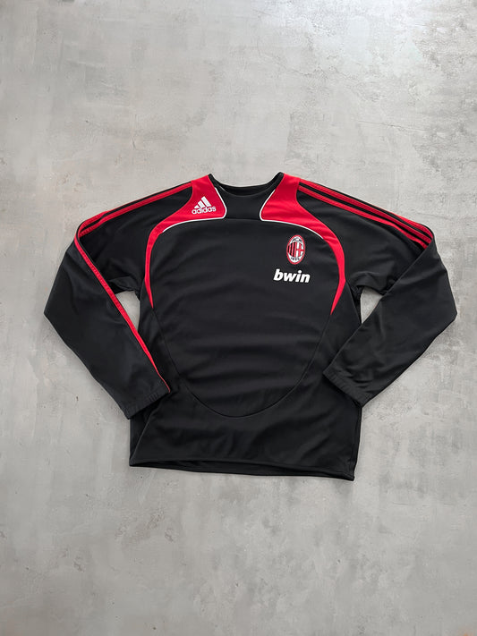 BLACK AC MILAN SWEATER - 2000S - L/M