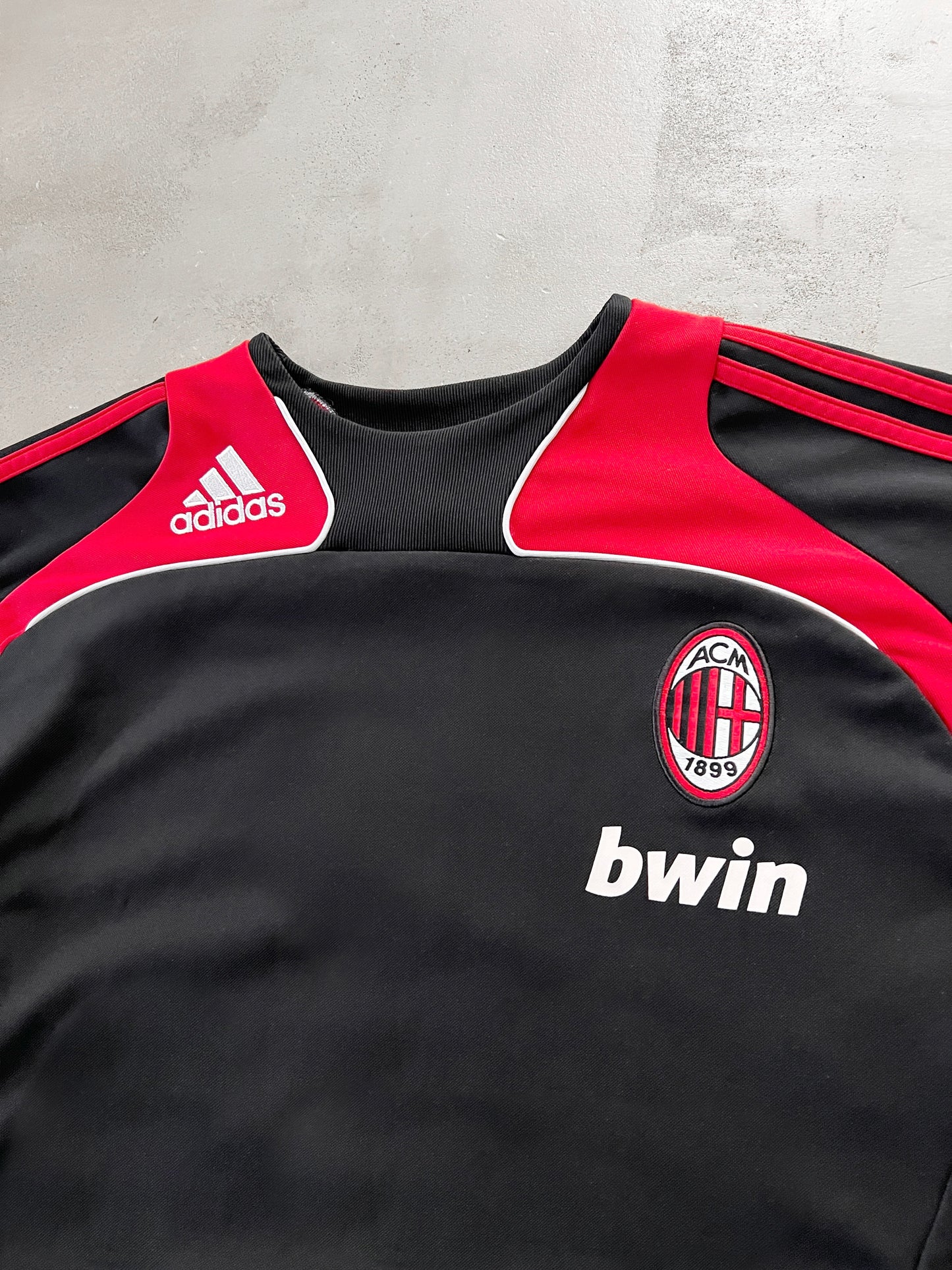BLACK AC MILAN SWEATER - 2000S - L/M