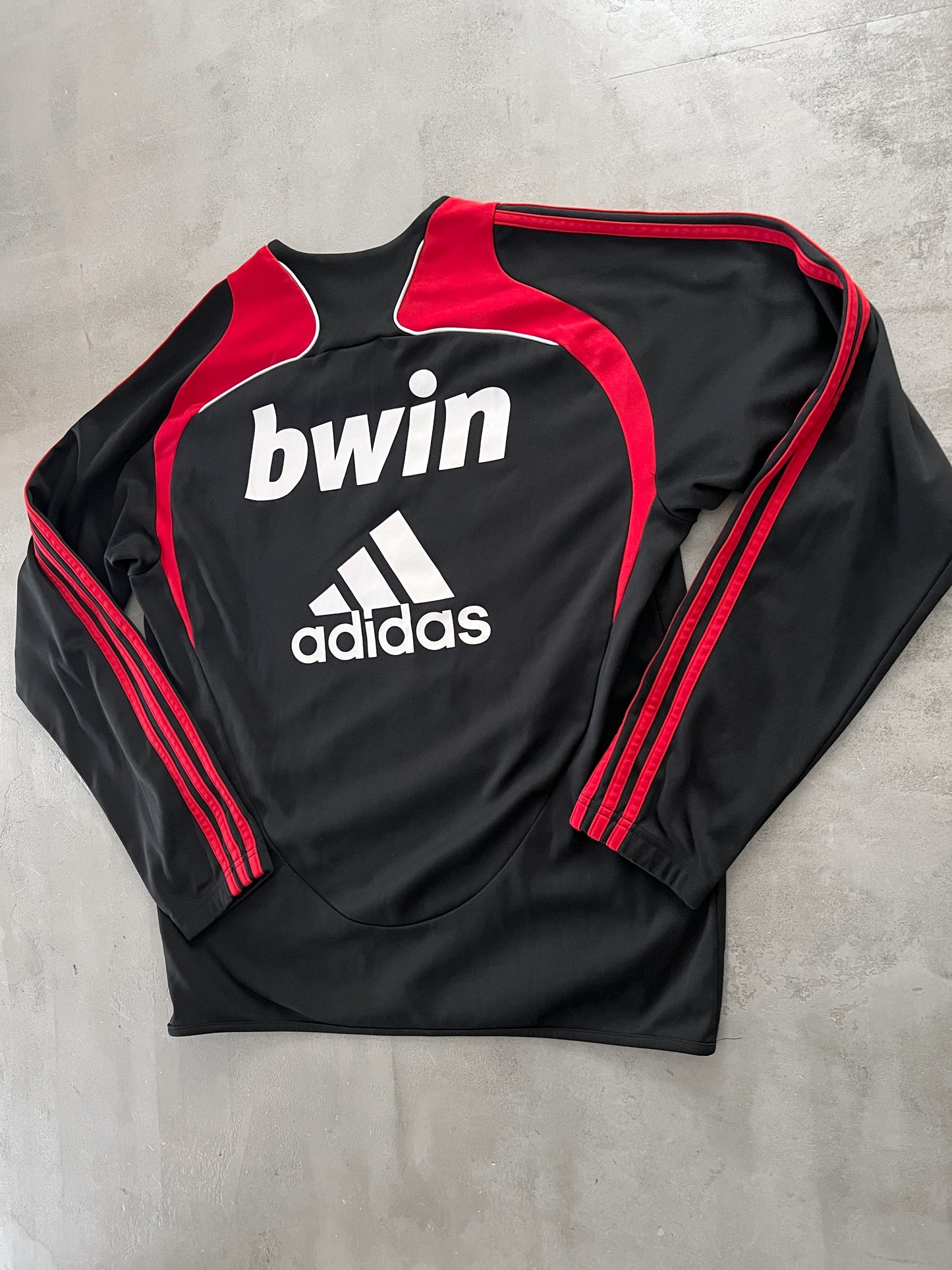 BLACK AC MILAN SWEATER - 2000S - L/M