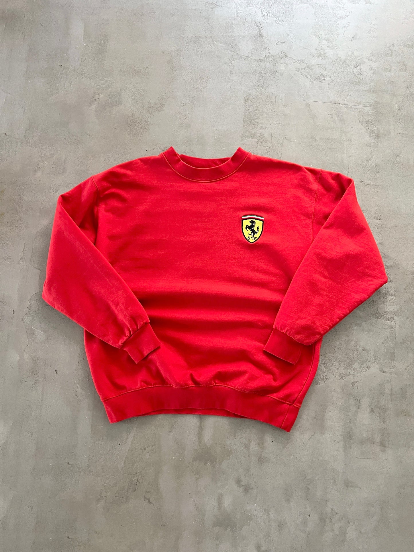 RED FERRARI SWEATER - 1996 - L/M