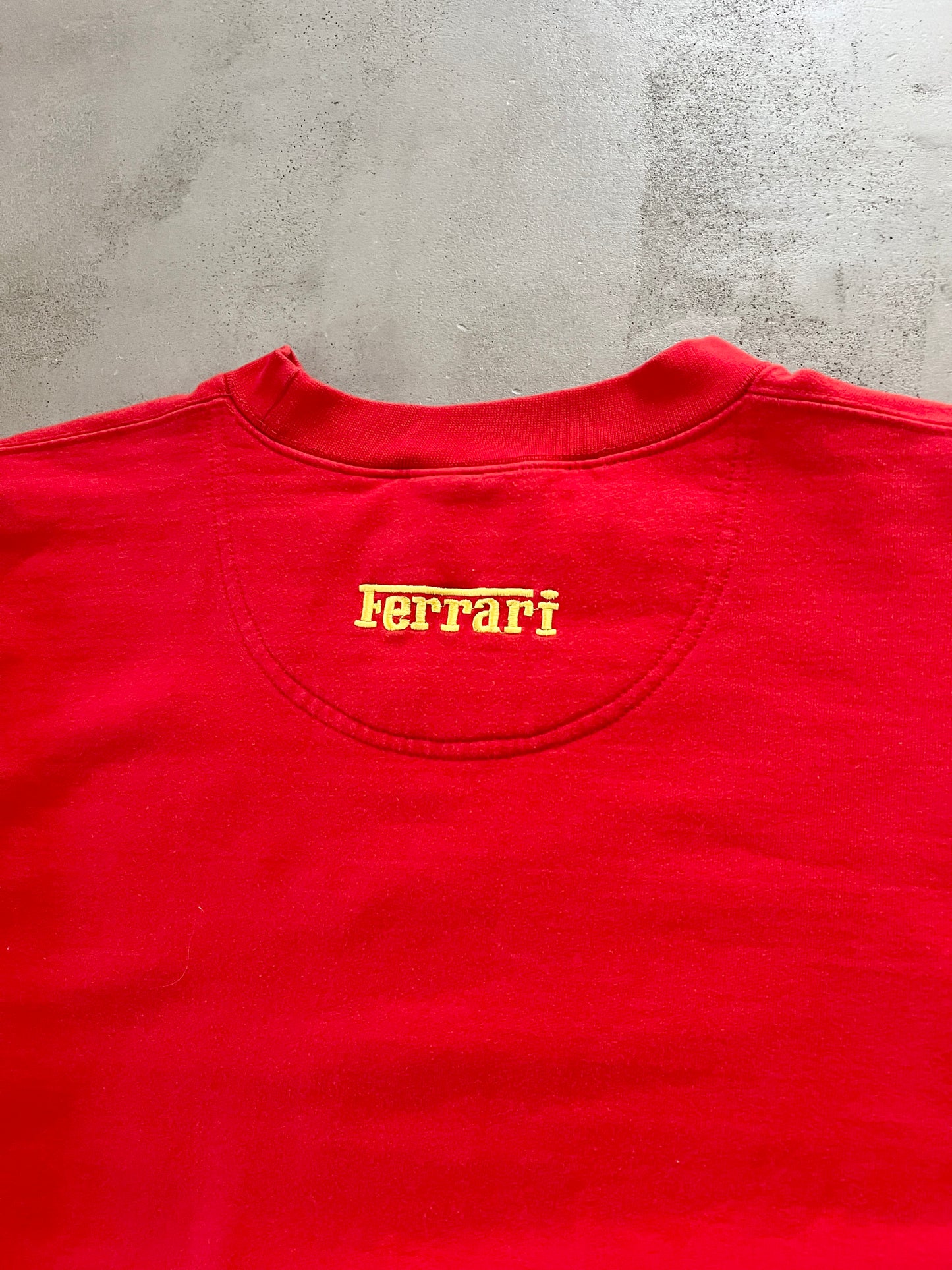 RED FERRARI SWEATER - 1996 - L/M
