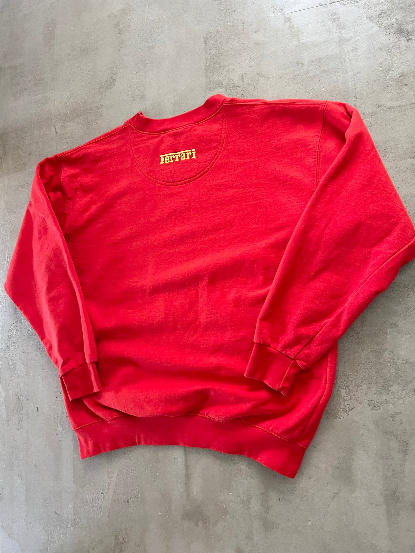 RED FERRARI SWEATER - 1996 - L/M