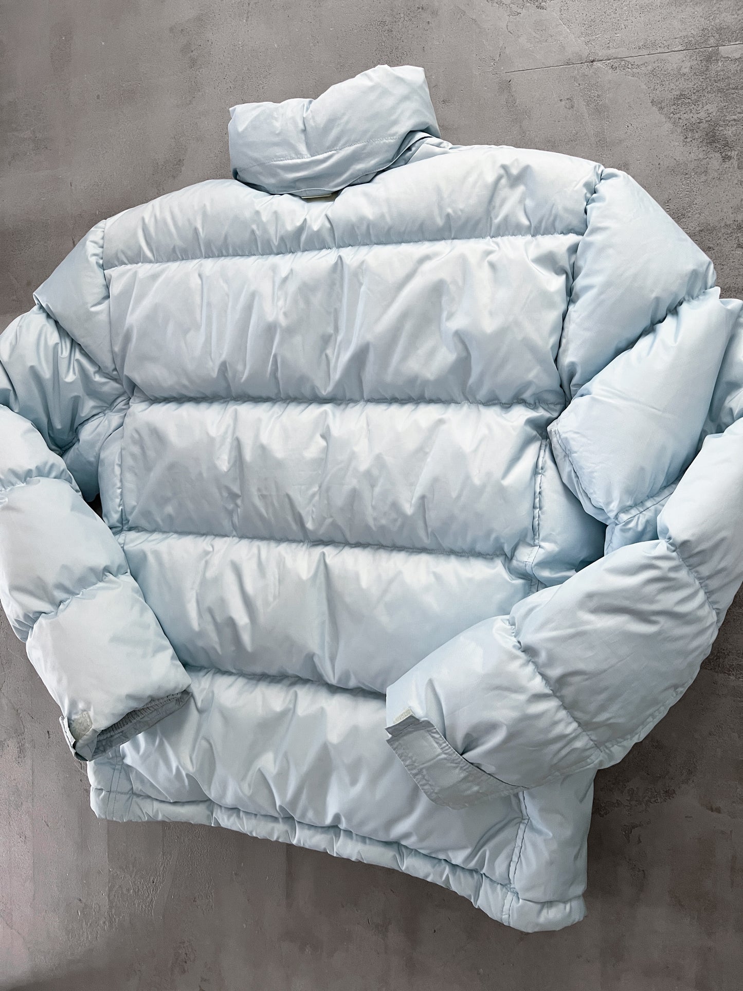 BABY BLUE/GREY NIKE PUFFER - 2000S - L