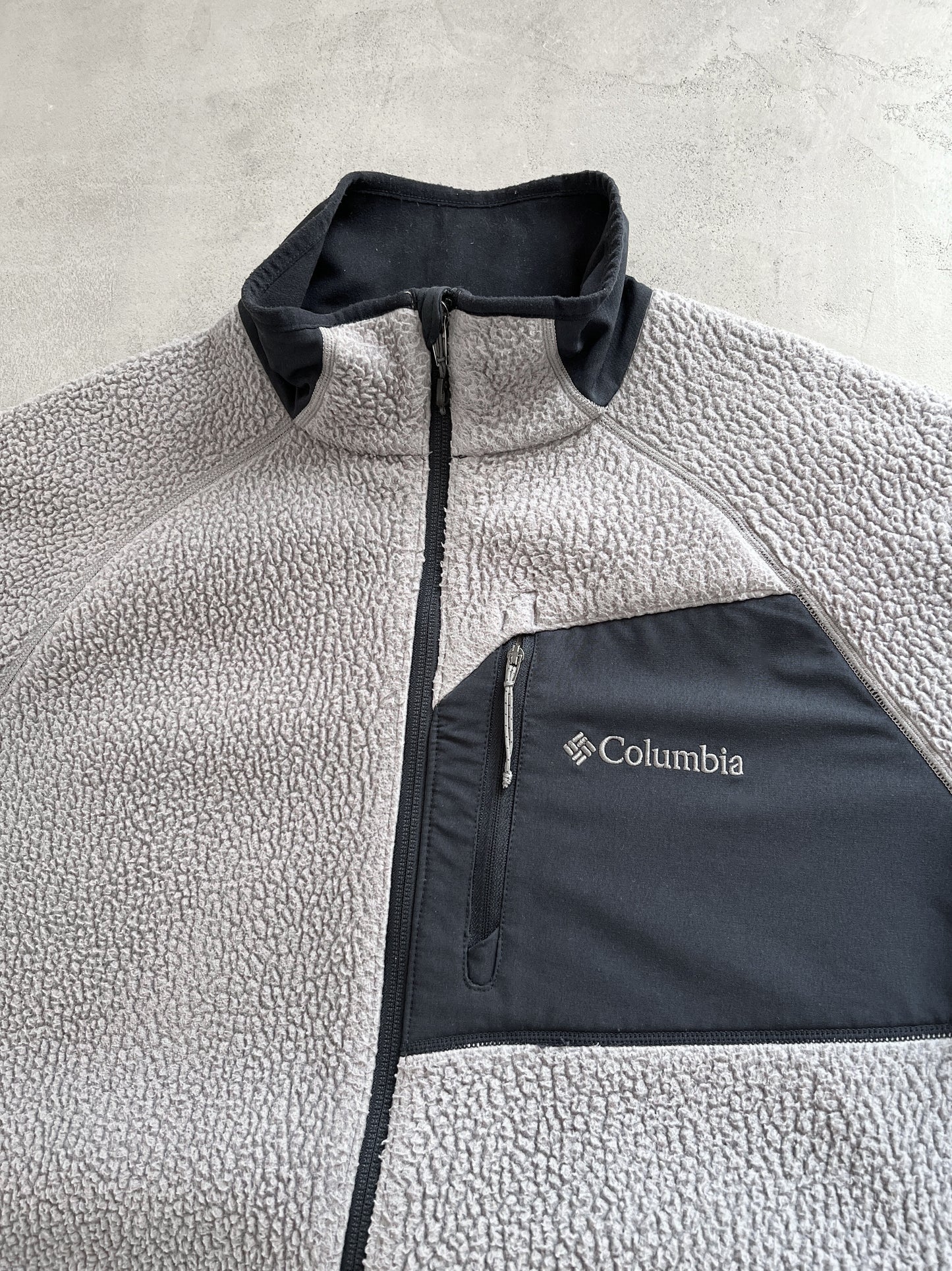 BEIGE COLUMBIA FLEECE - 2000S - XL