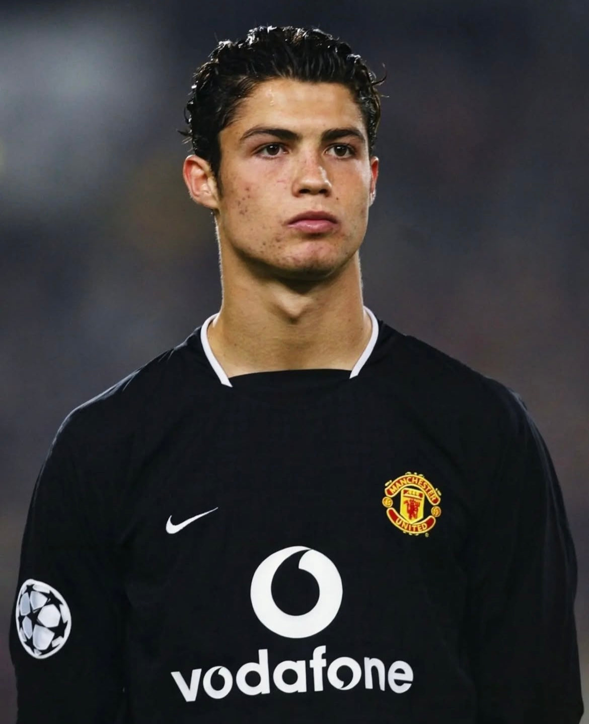 BLACK MANCHESTER UNITED NIKE JACKET - 2000S - M
