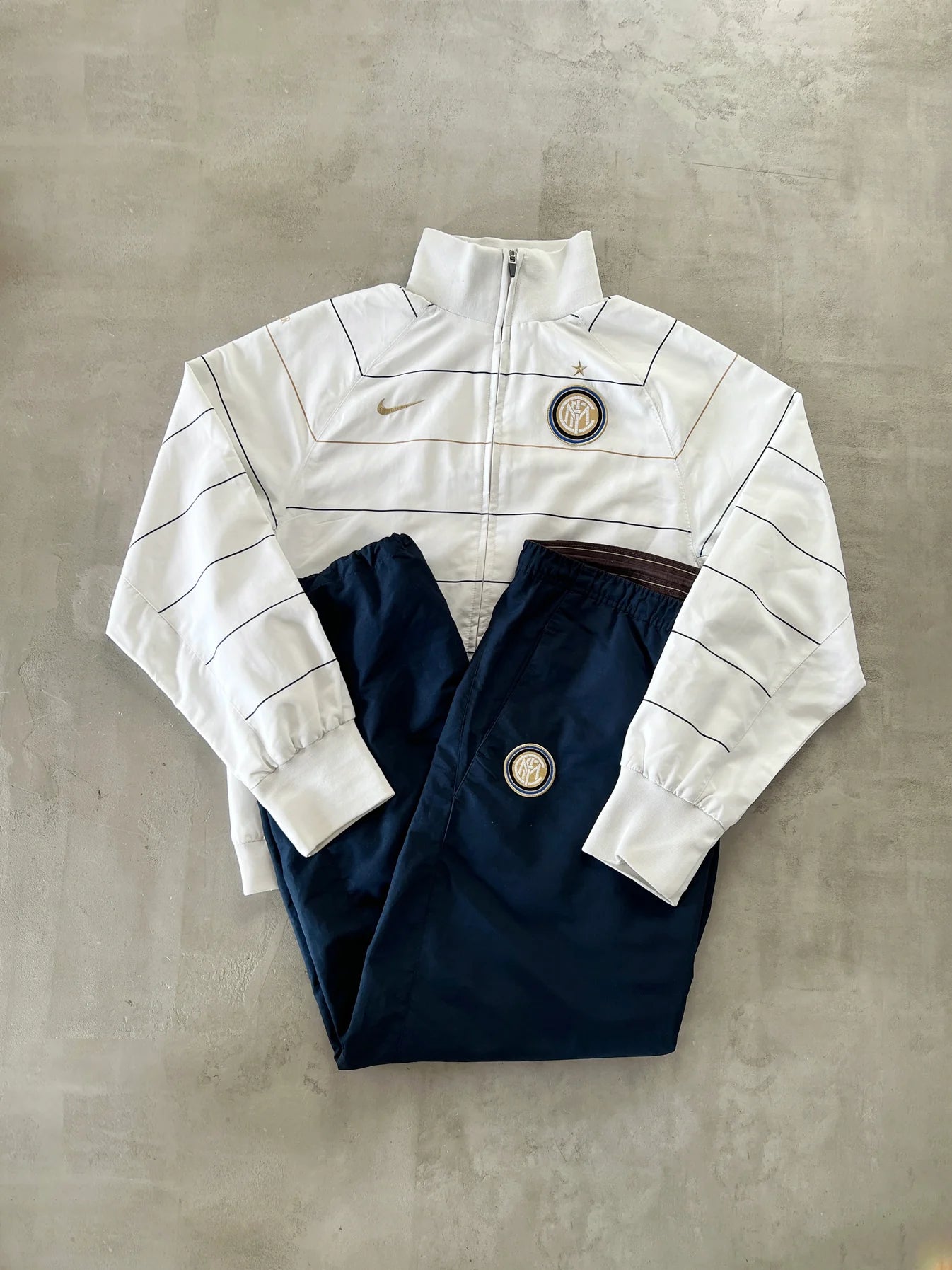NAVY INTER MILAN NIKE PANTS - 2000S - M/L