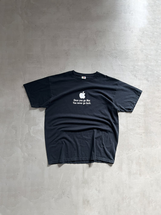 BLACK APPLE TEE - 2000S - XL