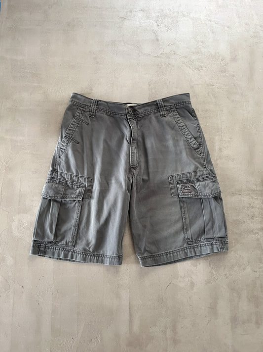 GREY LEVI'S CARGO SHORTS - 1990S - W34 / L