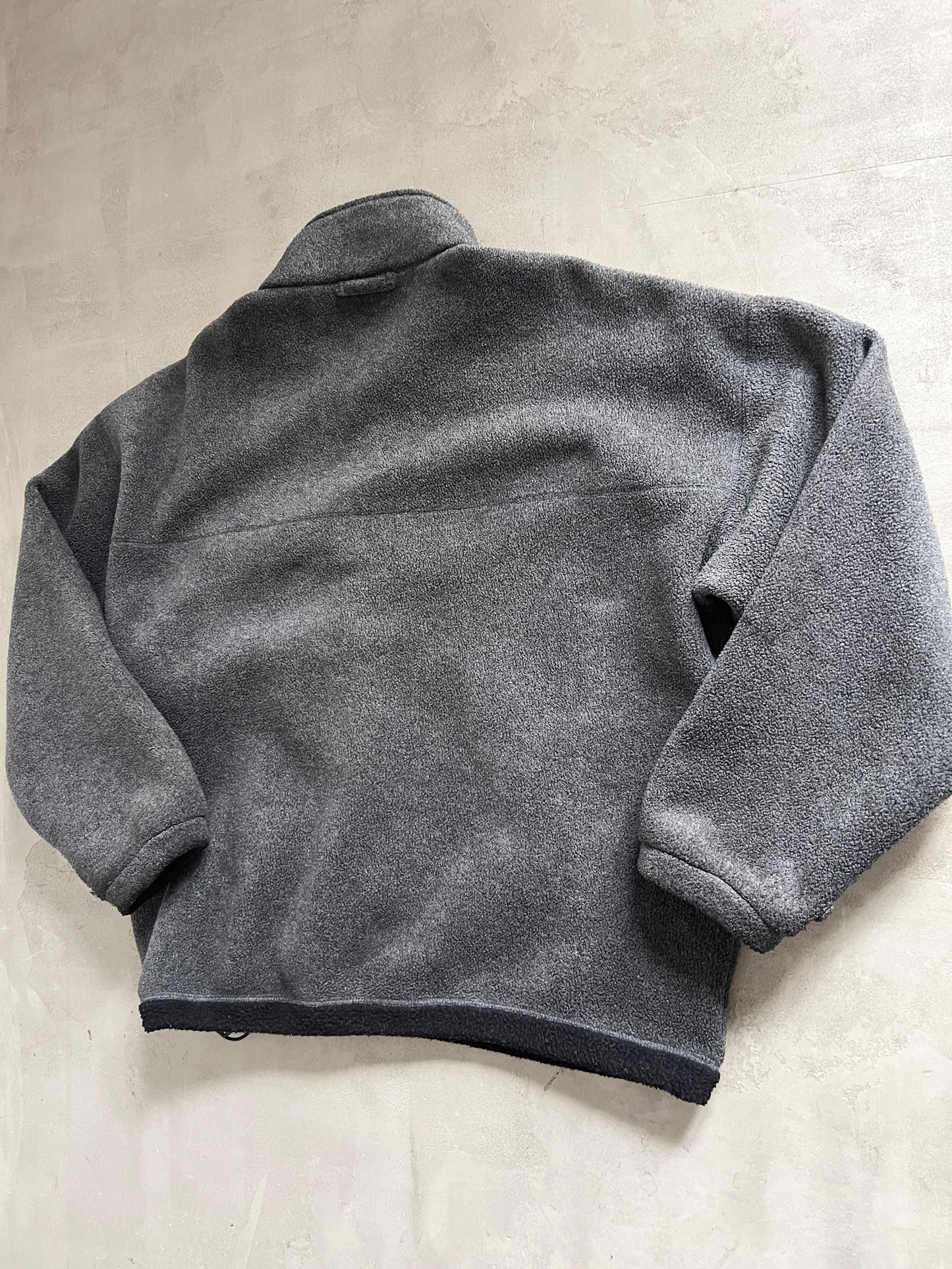 GREY FERRARI FLEECE JACKET - 1990S - L/XL