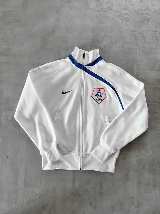 WHITE NETHERLANDS NIKE JACKET - 2000S - S