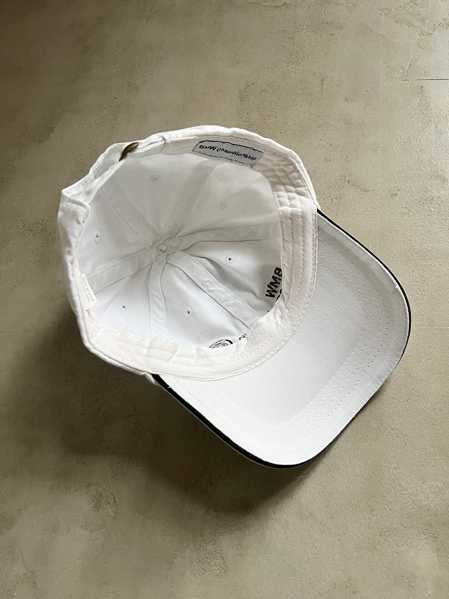 WHITE BMW RACING CAP - 2000S