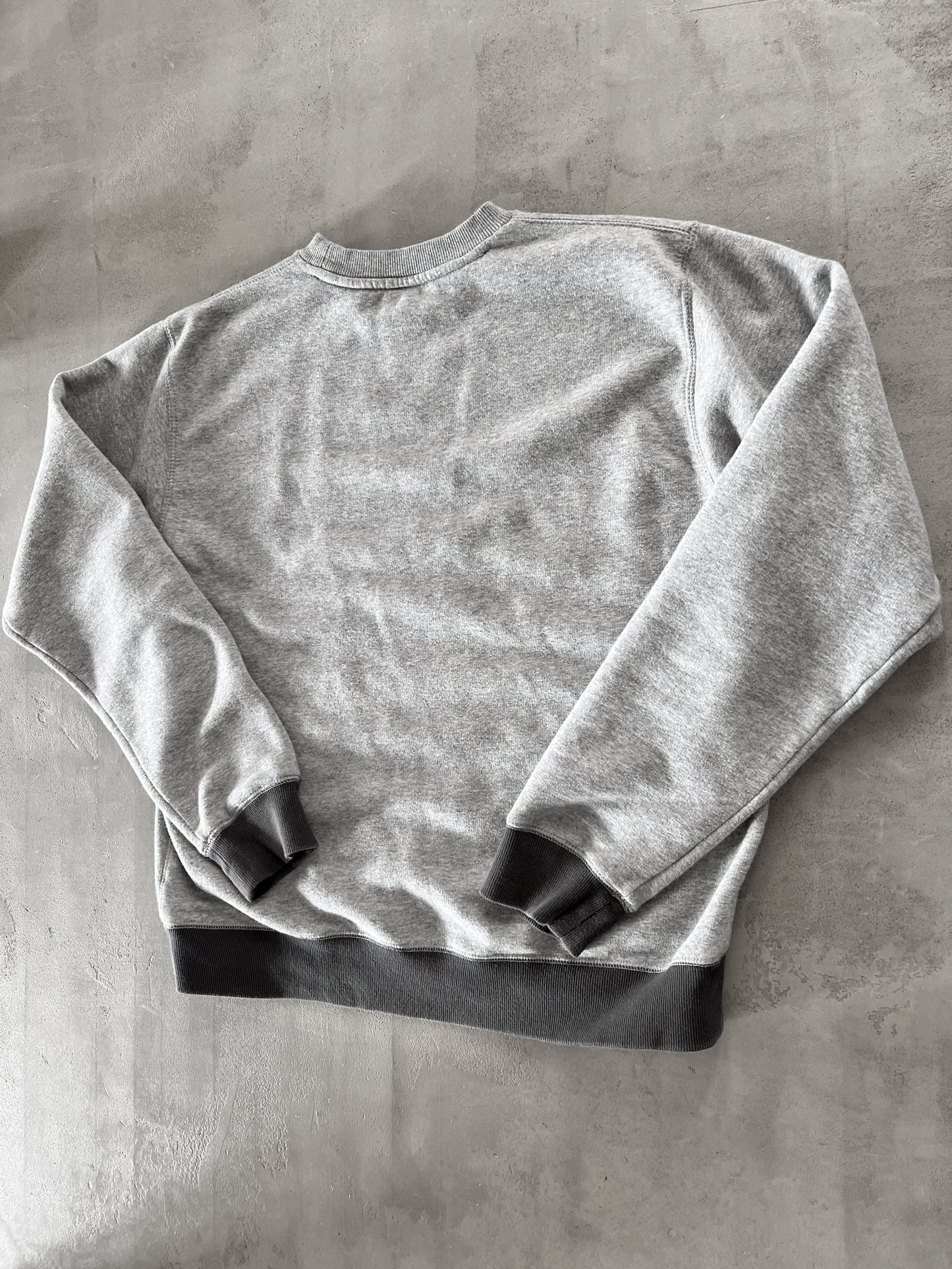 GREY NIKE SWEATER - 2000S - S