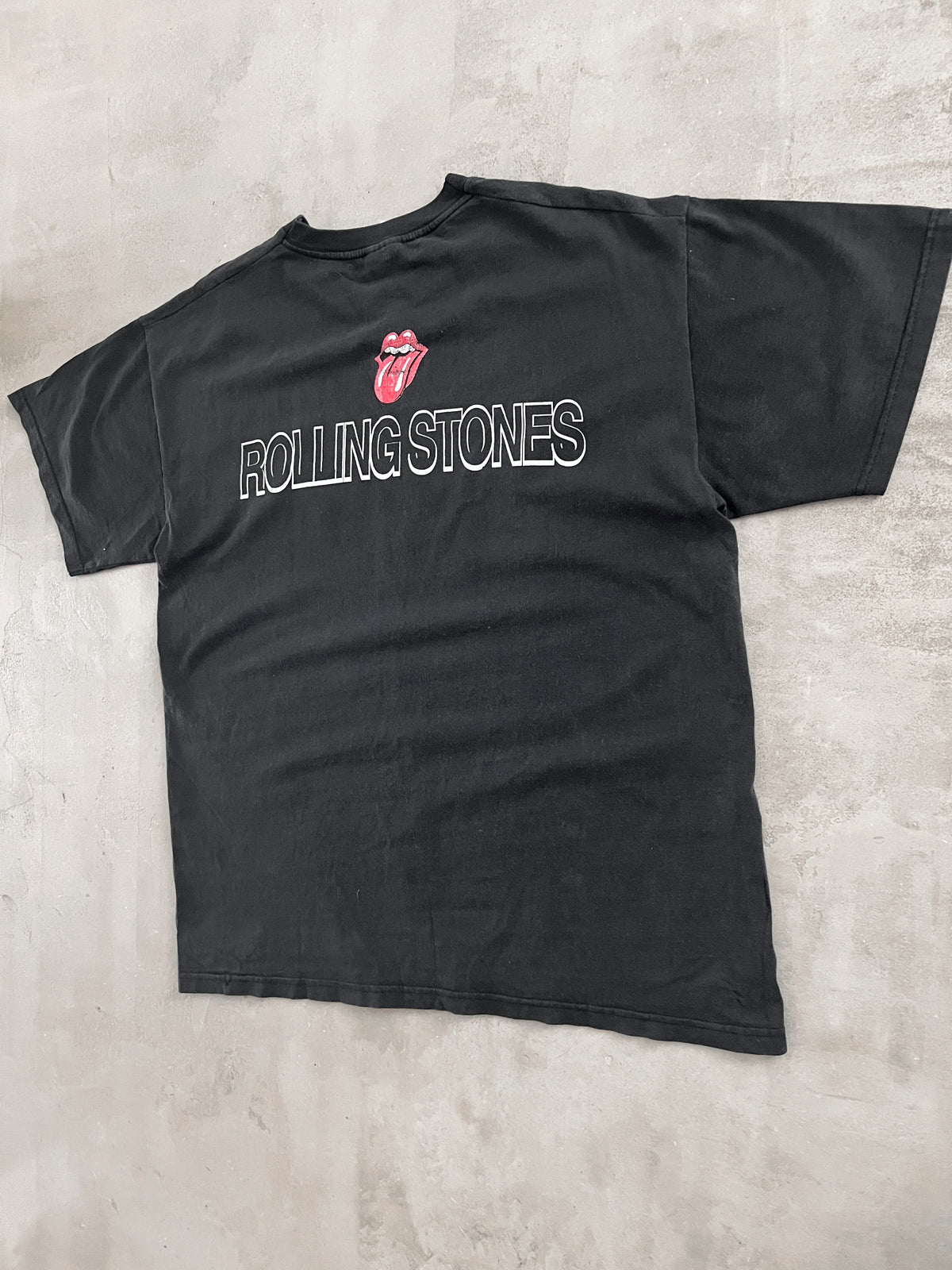 BLACK ROLLING STONES TEE - 2003 - L
