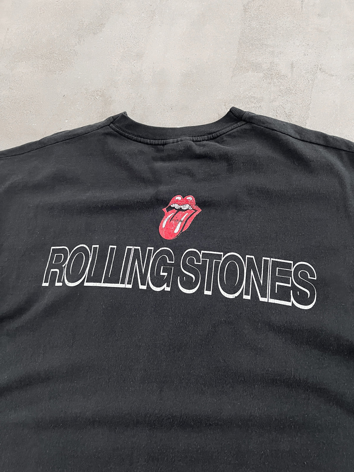 BLACK ROLLING STONES TEE - 2003 - L