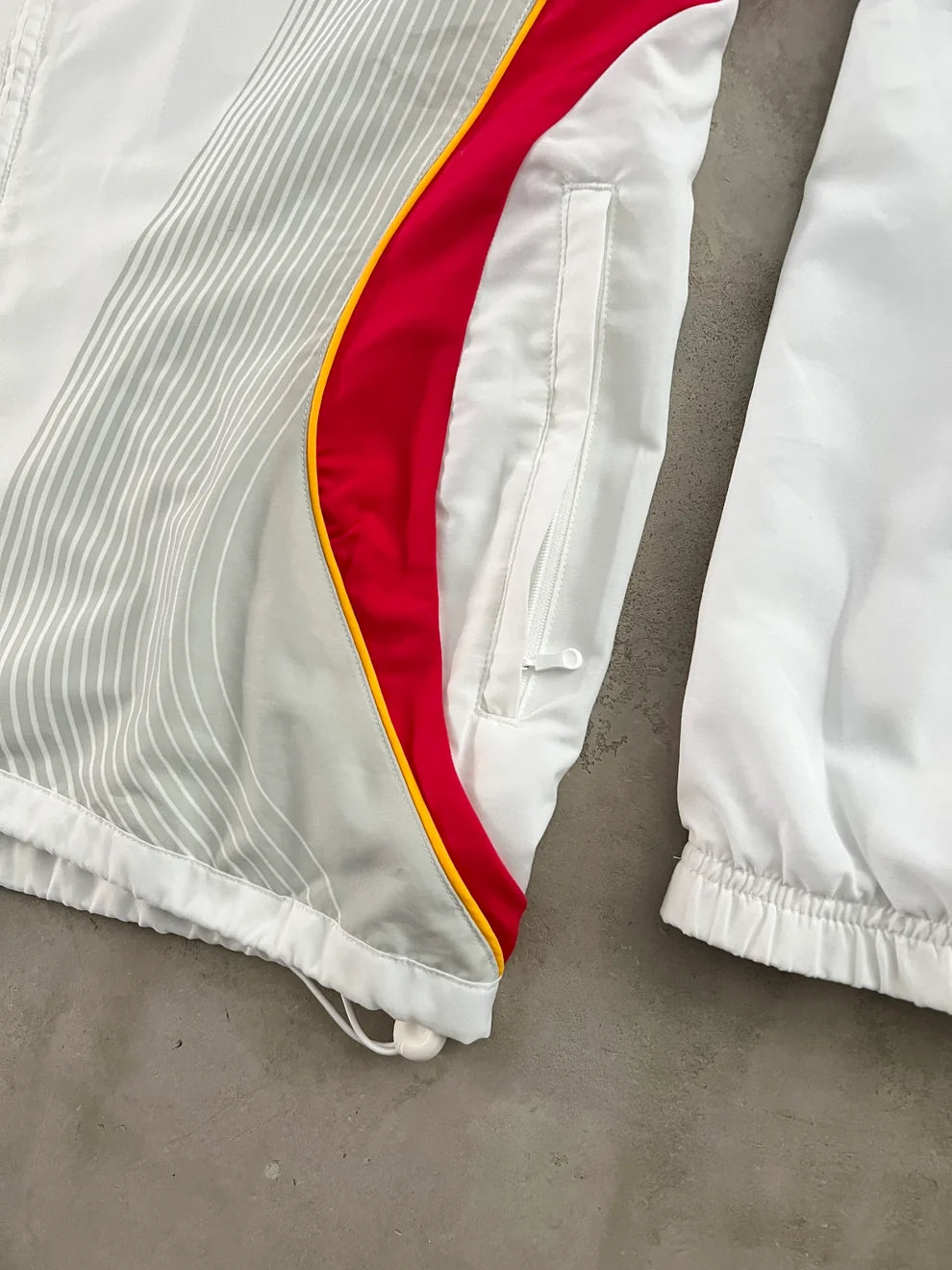 WHITE GERMANY TRACK JACKET - 2000S - XL