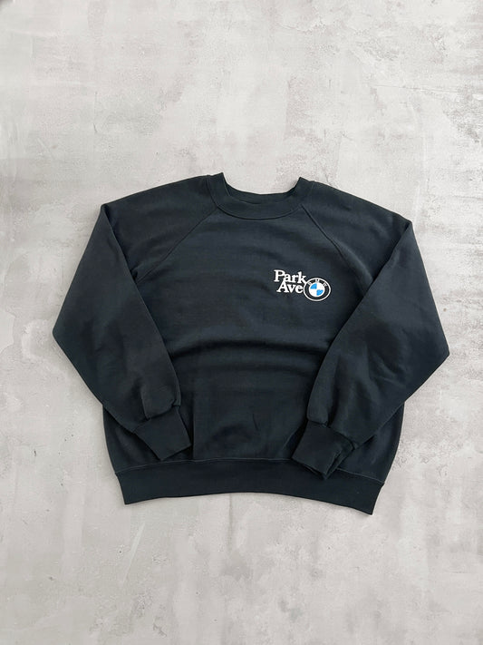 BLACK BMW SWEATER - 1990S - XS/S