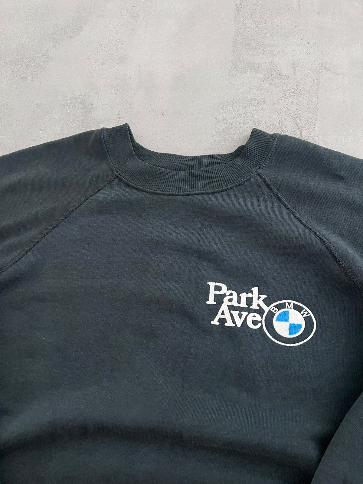 BLACK BMW SWEATER - 1990S - XS/S