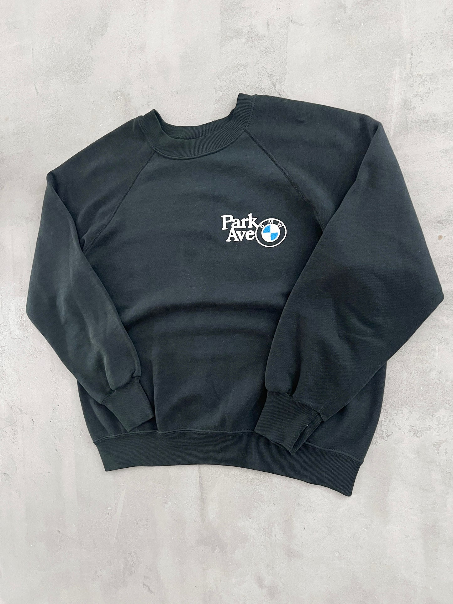 BLACK BMW SWEATER - 1990S - XS/S